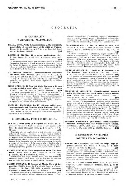 Bibliografia italiana. Gruppo A, Scienze matematiche, fisiche e biologiche, geografia