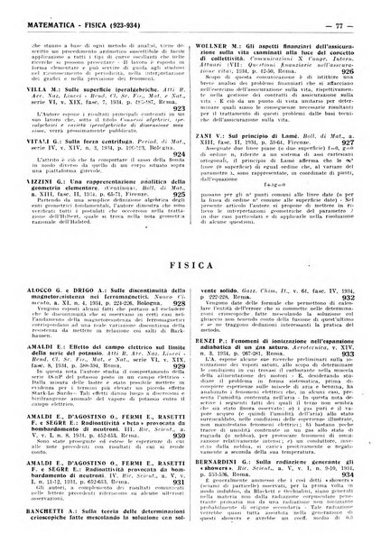 Bibliografia italiana. Gruppo A, Scienze matematiche, fisiche e biologiche, geografia