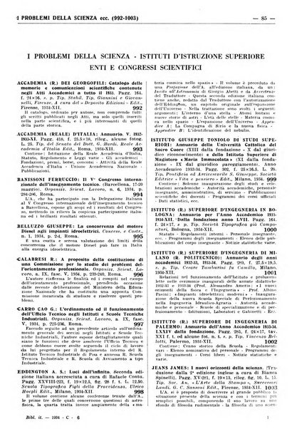 Bibliografia italiana. Gruppo A, Scienze matematiche, fisiche e biologiche, geografia