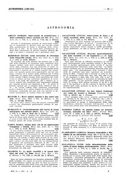 Bibliografia italiana. Gruppo A, Scienze matematiche, fisiche e biologiche, geografia