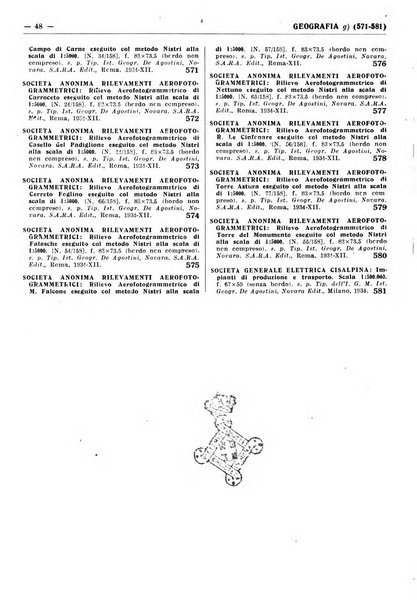 Bibliografia italiana. Gruppo A, Scienze matematiche, fisiche e biologiche, geografia