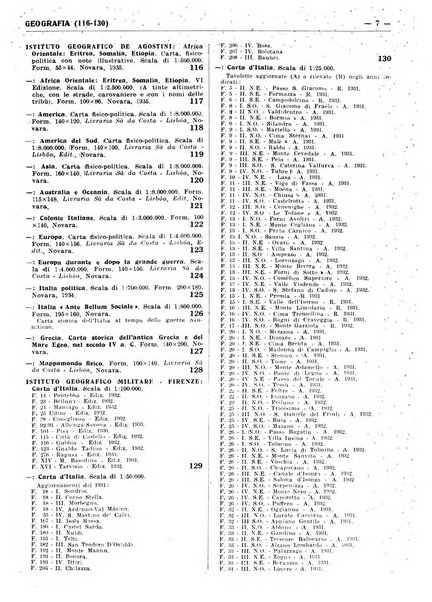 Bibliografia italiana. Gruppo A, Scienze matematiche, fisiche e biologiche, geografia