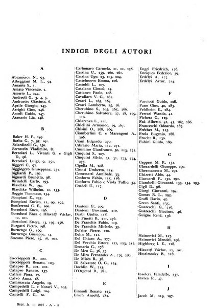 Bibliografia italiana. Gruppo A, Scienze matematiche, fisiche e biologiche, geografia