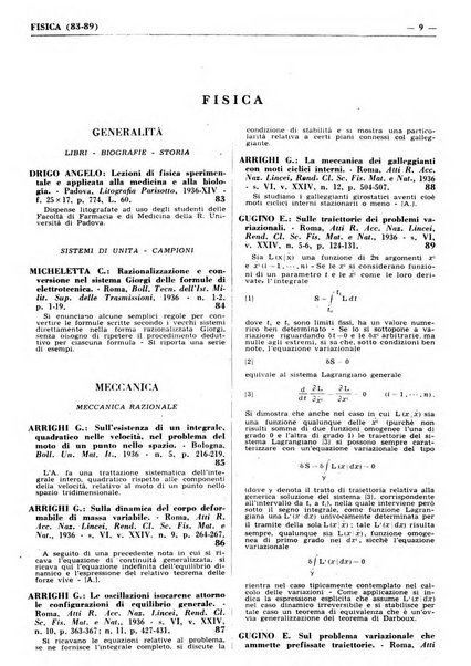 Bibliografia italiana. Gruppo A, Scienze matematiche, fisiche e biologiche, geografia