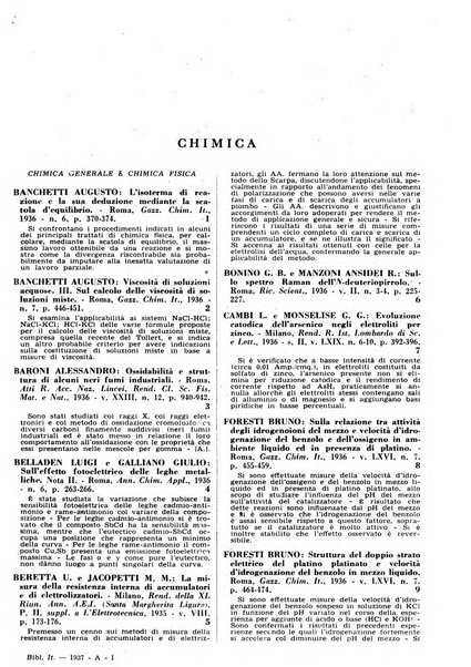 Bibliografia italiana. Gruppo A, Scienze matematiche, fisiche e biologiche, geografia