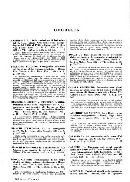 Bibliografia italiana. Gruppo A, Scienze matematiche, fisiche e biologiche, geografia