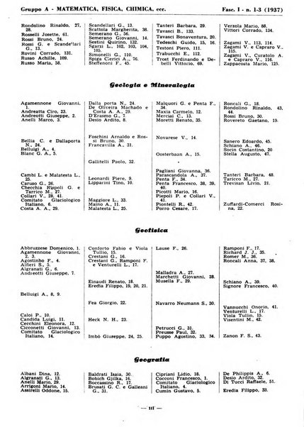 Bibliografia italiana. Gruppo A, Scienze matematiche, fisiche e biologiche, geografia