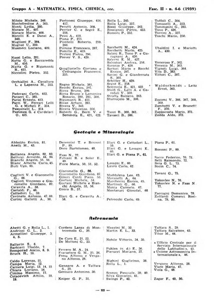 Bibliografia italiana. Gruppo A, Scienze matematiche, fisiche e biologiche, geografia