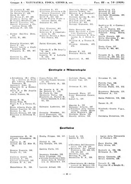 Bibliografia italiana. Gruppo A, Scienze matematiche, fisiche e biologiche, geografia