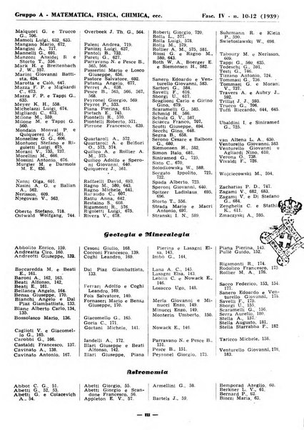 Bibliografia italiana. Gruppo A, Scienze matematiche, fisiche e biologiche, geografia