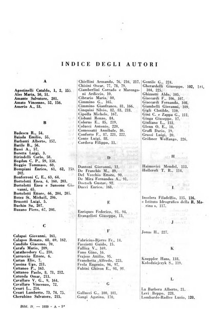 Bibliografia italiana. Gruppo A, Scienze matematiche, fisiche e biologiche, geografia