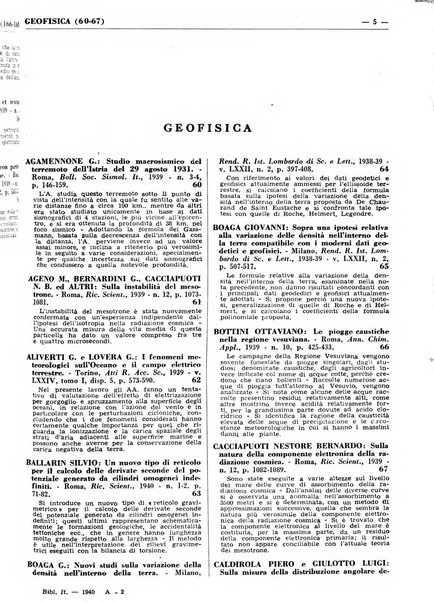 Bibliografia italiana. Gruppo A, Scienze matematiche, fisiche e biologiche, geografia