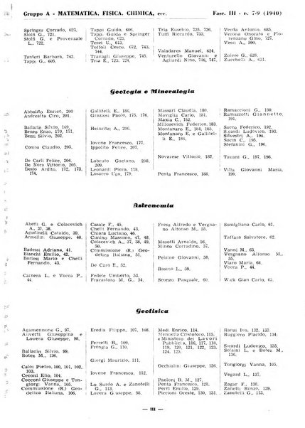 Bibliografia italiana. Gruppo A, Scienze matematiche, fisiche e biologiche, geografia