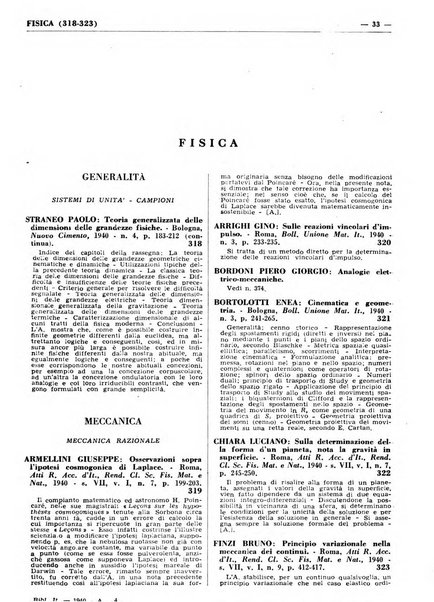 Bibliografia italiana. Gruppo A, Scienze matematiche, fisiche e biologiche, geografia