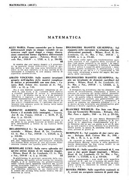 Bibliografia italiana. Gruppo A, Scienze matematiche, fisiche e biologiche, geografia