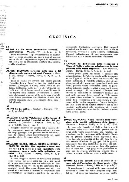 Bibliografia italiana. Gruppo A, Scienze matematiche, fisiche e biologiche, geografia