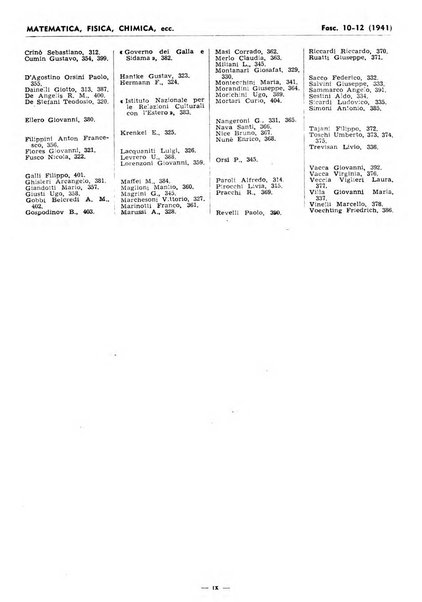 Bibliografia italiana. Gruppo A, Scienze matematiche, fisiche e biologiche, geografia