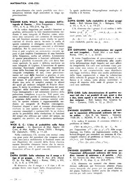 Bibliografia italiana. Gruppo A, Scienze matematiche, fisiche e biologiche, geografia