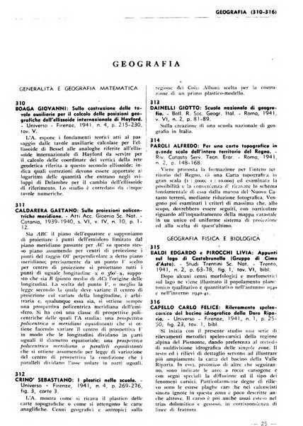 Bibliografia italiana. Gruppo A, Scienze matematiche, fisiche e biologiche, geografia