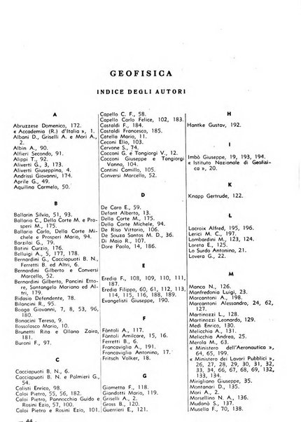 Bibliografia italiana. Gruppo A, Scienze matematiche, fisiche e biologiche, geografia