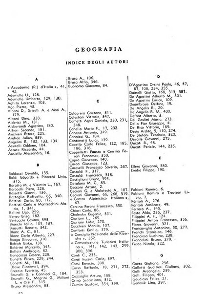 Bibliografia italiana. Gruppo A, Scienze matematiche, fisiche e biologiche, geografia