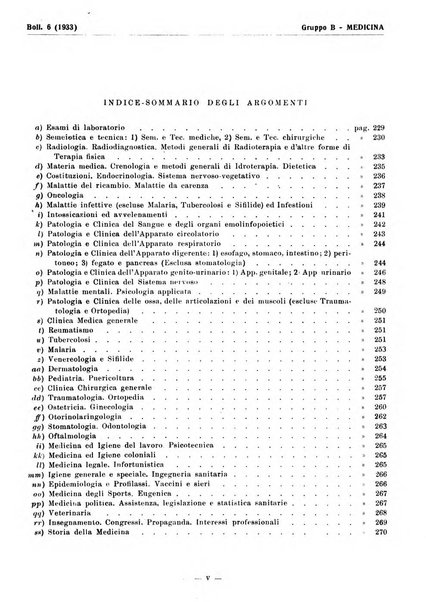 Bibliografia italiana. Gruppo B, Medicina