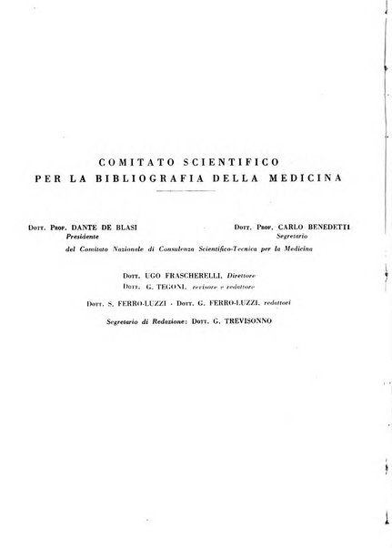 Bibliografia italiana. Gruppo B, Medicina