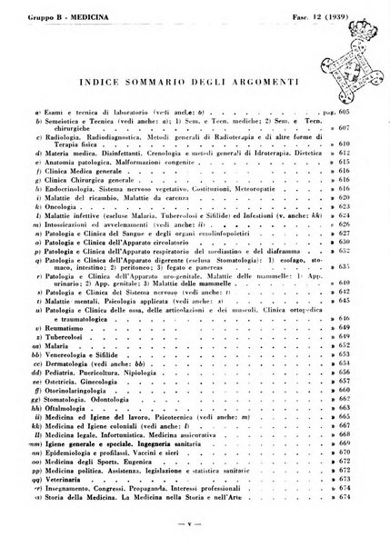 Bibliografia italiana. Gruppo B, Medicina