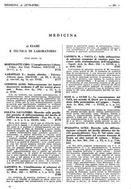 Bibliografia italiana. Gruppo B, Medicina