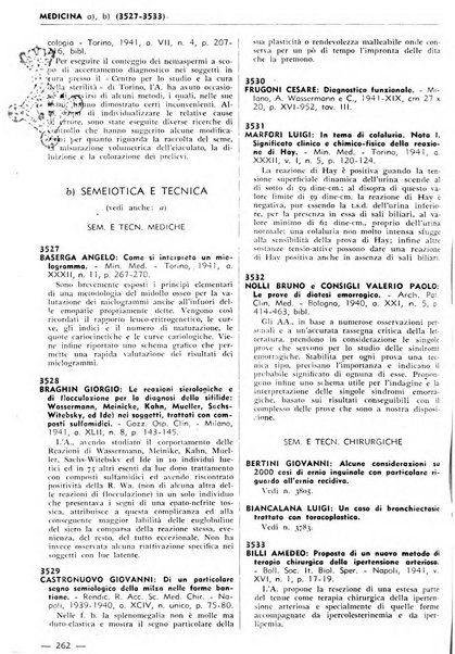 Bibliografia italiana. Gruppo B, Medicina