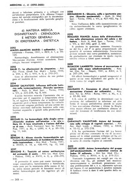 Bibliografia italiana. Gruppo B, Medicina