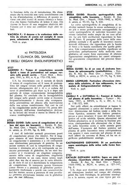 Bibliografia italiana. Gruppo B, Medicina