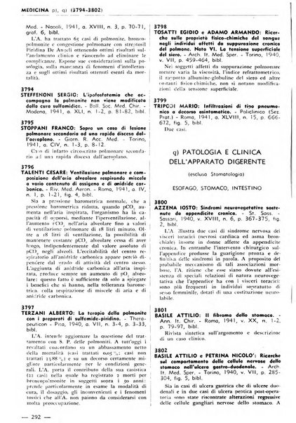 Bibliografia italiana. Gruppo B, Medicina