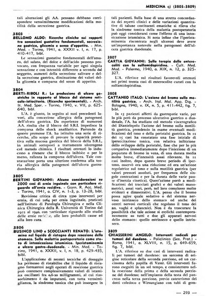 Bibliografia italiana. Gruppo B, Medicina