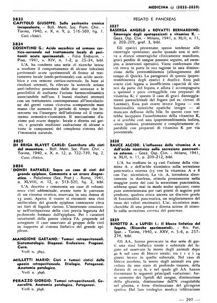 Bibliografia italiana. Gruppo B, Medicina