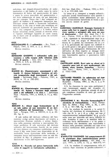 Bibliografia italiana. Gruppo B, Medicina