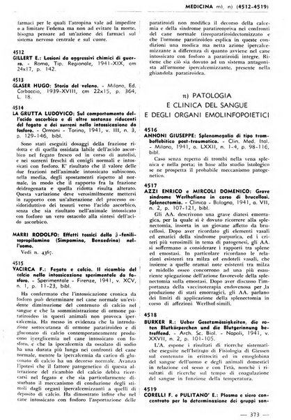 Bibliografia italiana. Gruppo B, Medicina