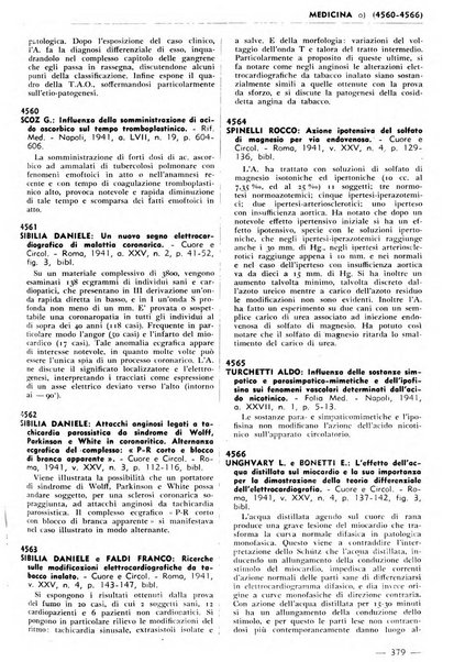 Bibliografia italiana. Gruppo B, Medicina