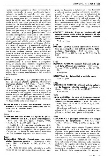 Bibliografia italiana. Gruppo B, Medicina