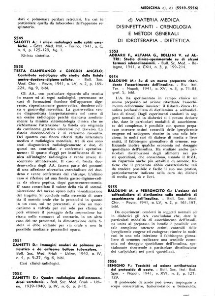 Bibliografia italiana. Gruppo B, Medicina