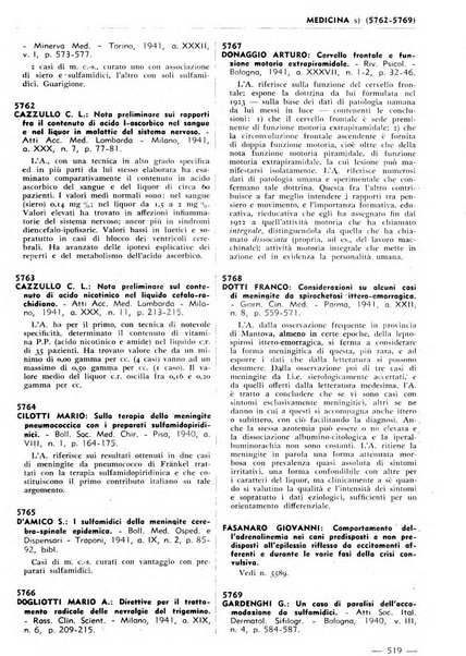 Bibliografia italiana. Gruppo B, Medicina