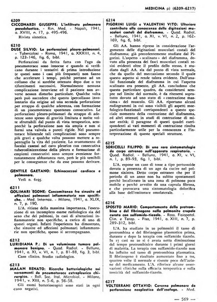 Bibliografia italiana. Gruppo B, Medicina