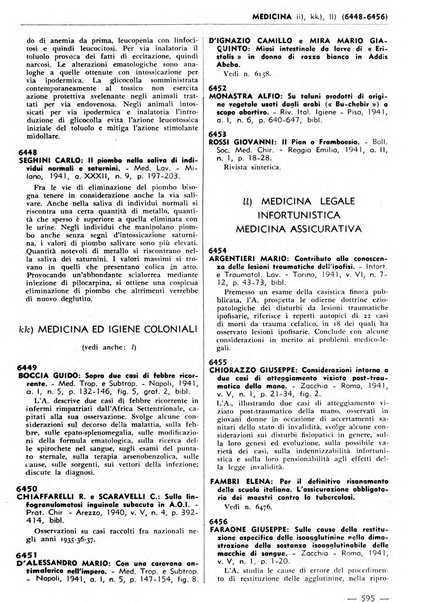 Bibliografia italiana. Gruppo B, Medicina