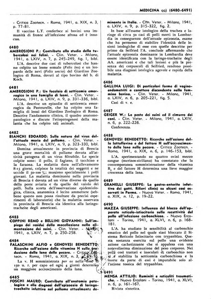 Bibliografia italiana. Gruppo B, Medicina