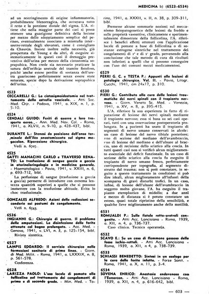 Bibliografia italiana. Gruppo B, Medicina