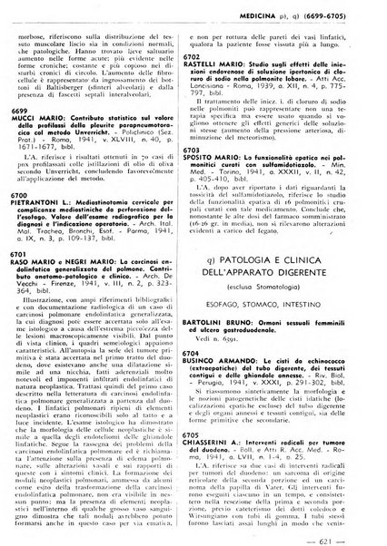 Bibliografia italiana. Gruppo B, Medicina