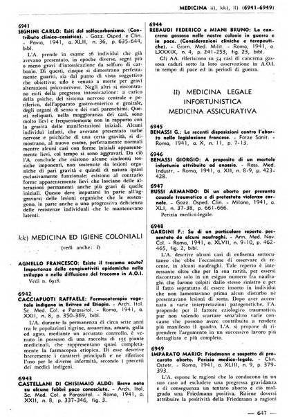 Bibliografia italiana. Gruppo B, Medicina