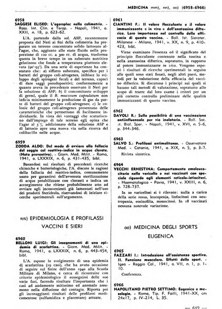 Bibliografia italiana. Gruppo B, Medicina