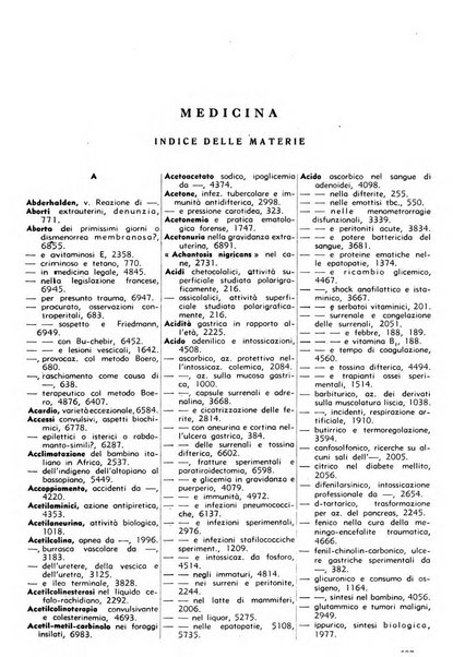 Bibliografia italiana. Gruppo B, Medicina