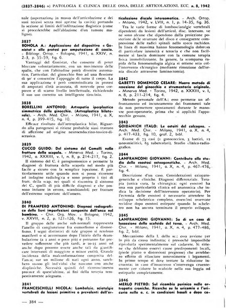 Bibliografia italiana. Gruppo B, Medicina